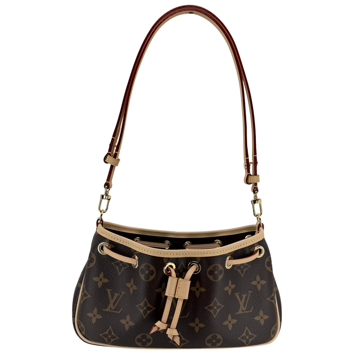 Louis Vuitton Nano Frivole Monogram Canvas Braun Gold M29537