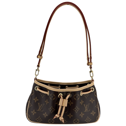 Louis Vuitton Nano Frivole Monogram Canvas Braun Gold M29537