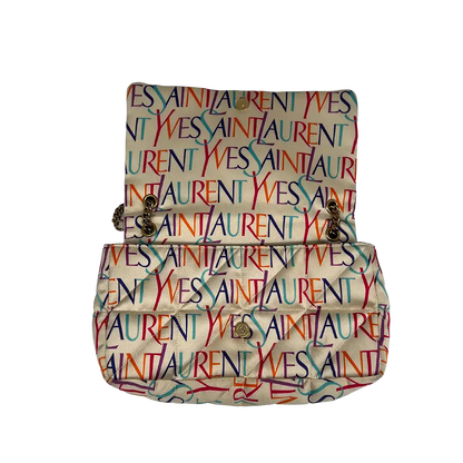 Saint Laurent Jamie Chain Bag Carre Rive Gauche printed Silk / Sehr gut Saint Laurent