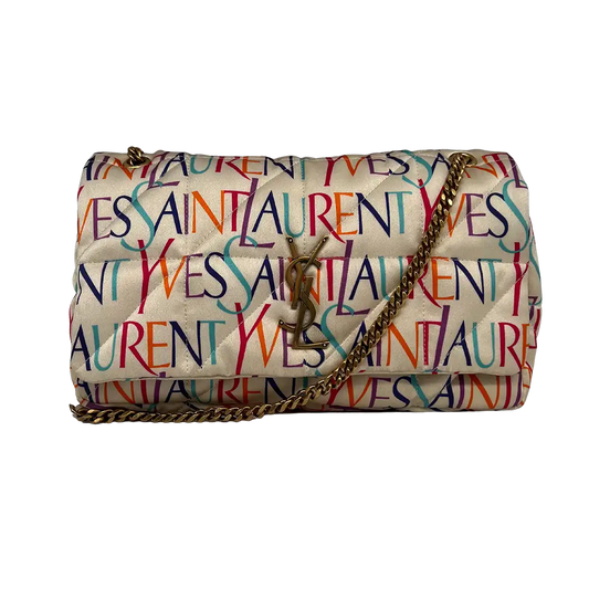 Saint Laurent Jamie Chain Bag Carre Rive Gauche printed Silk / Sehr gut Saint Laurent