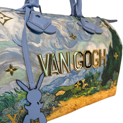 Louis Vuitton X Jeff Koons Speedy Vincent Van Gogh Masters 30 Lavender Multicolor Fullset /neuwertig Louis Vuitton