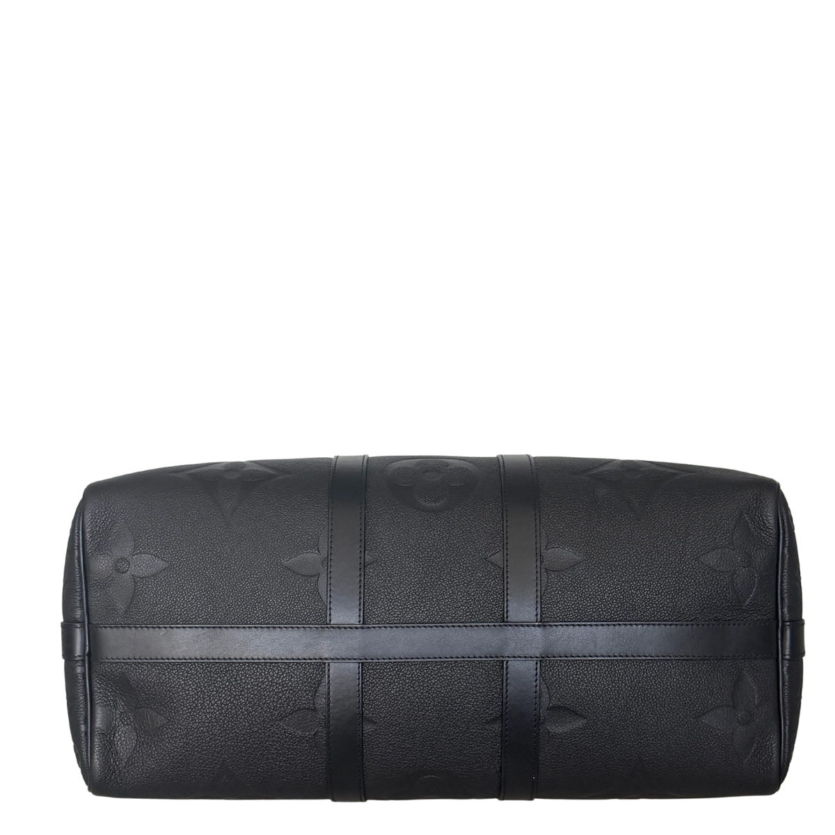 Louis Vuitton Keepall 45 Bandouliere Empreinte Giant Leder schwarz / neuwertig Louis Vuitton