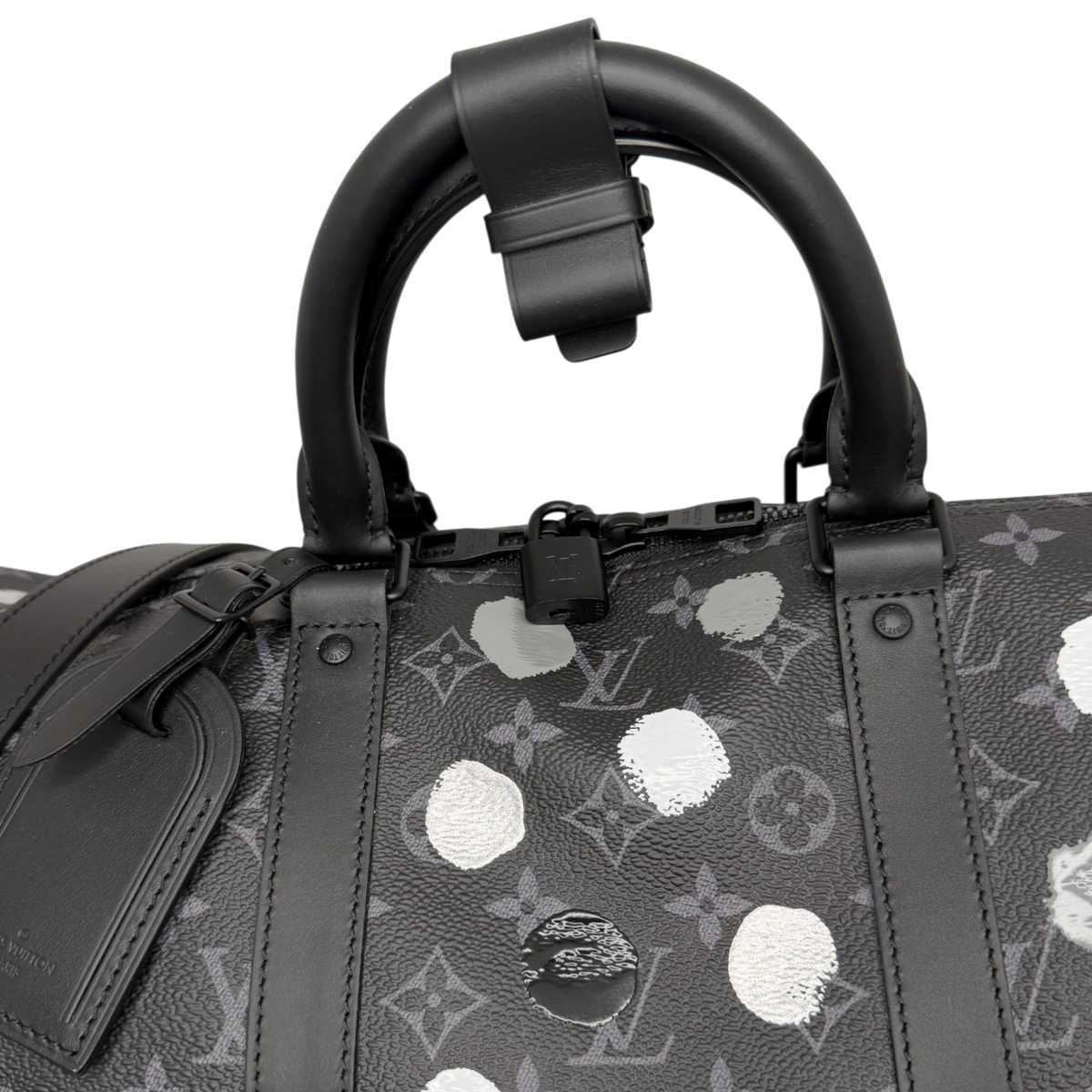 Louis Vuitton x Yayoi Kusama Keepall 55 Monogram Eclipse Fullset / neuwertig Louis Vuitton