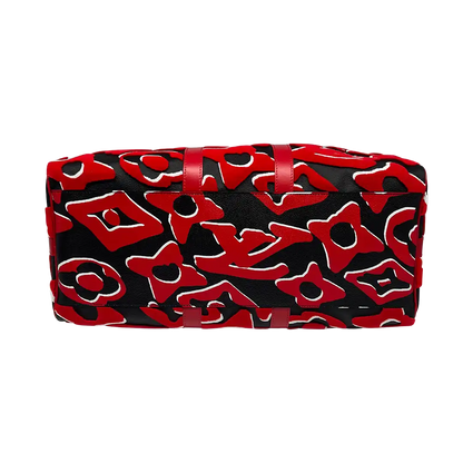 Louis Vuitton xUF Urs Fischer rot X schwarz Monogramm Keepall Bandouliere 45 / neu Louis Vuitton