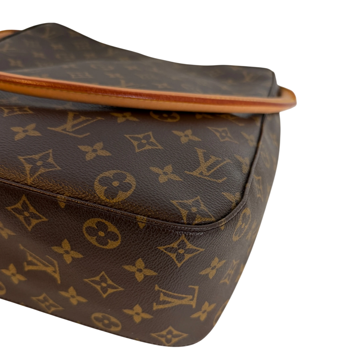 Louis Vuitton Looping GM Schultertasche Monogram Canvas Braun Gold – Ansicht 8