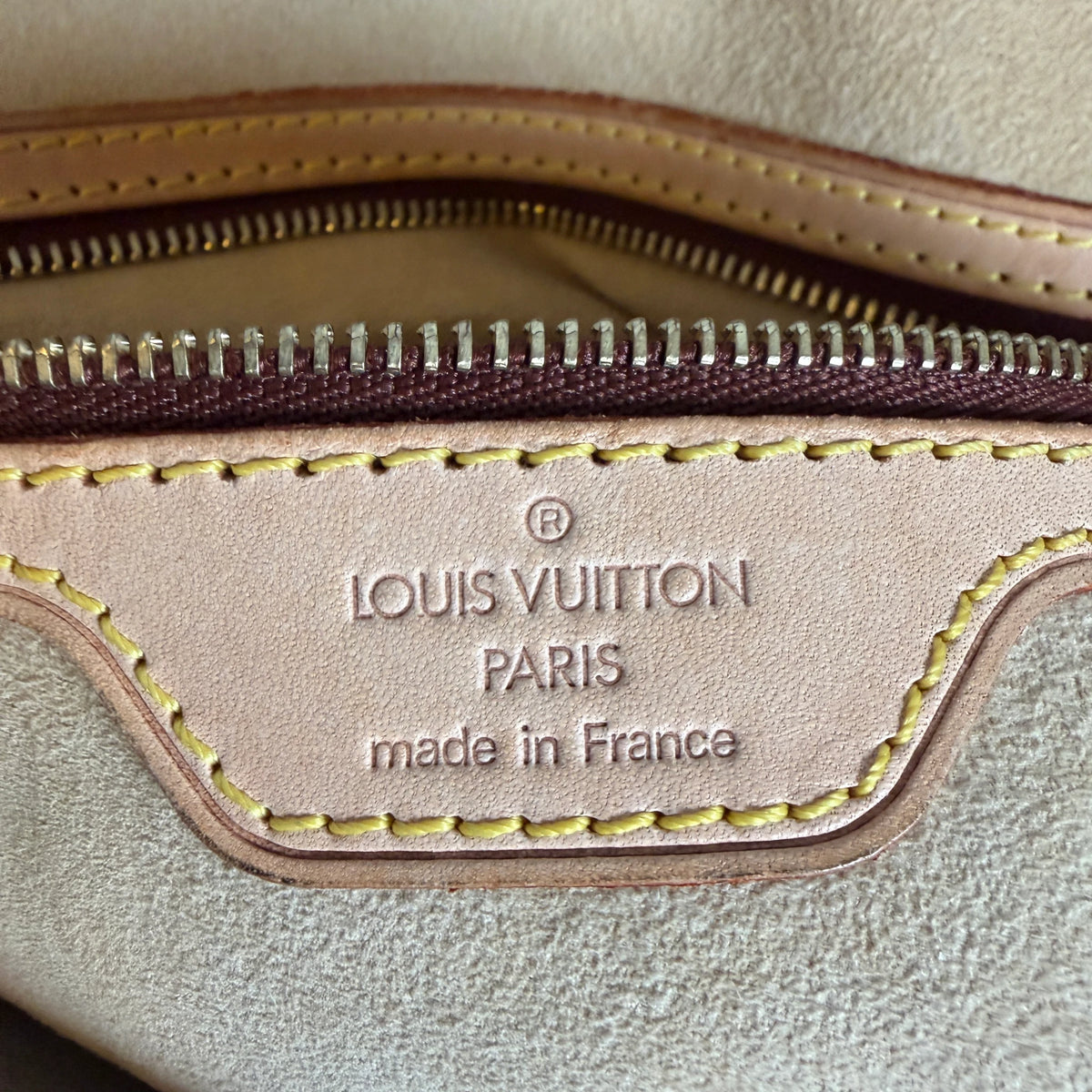 Louis Vuitton Looping GM Schultertasche Monogram Canvas Braun Gold – Ansicht 5