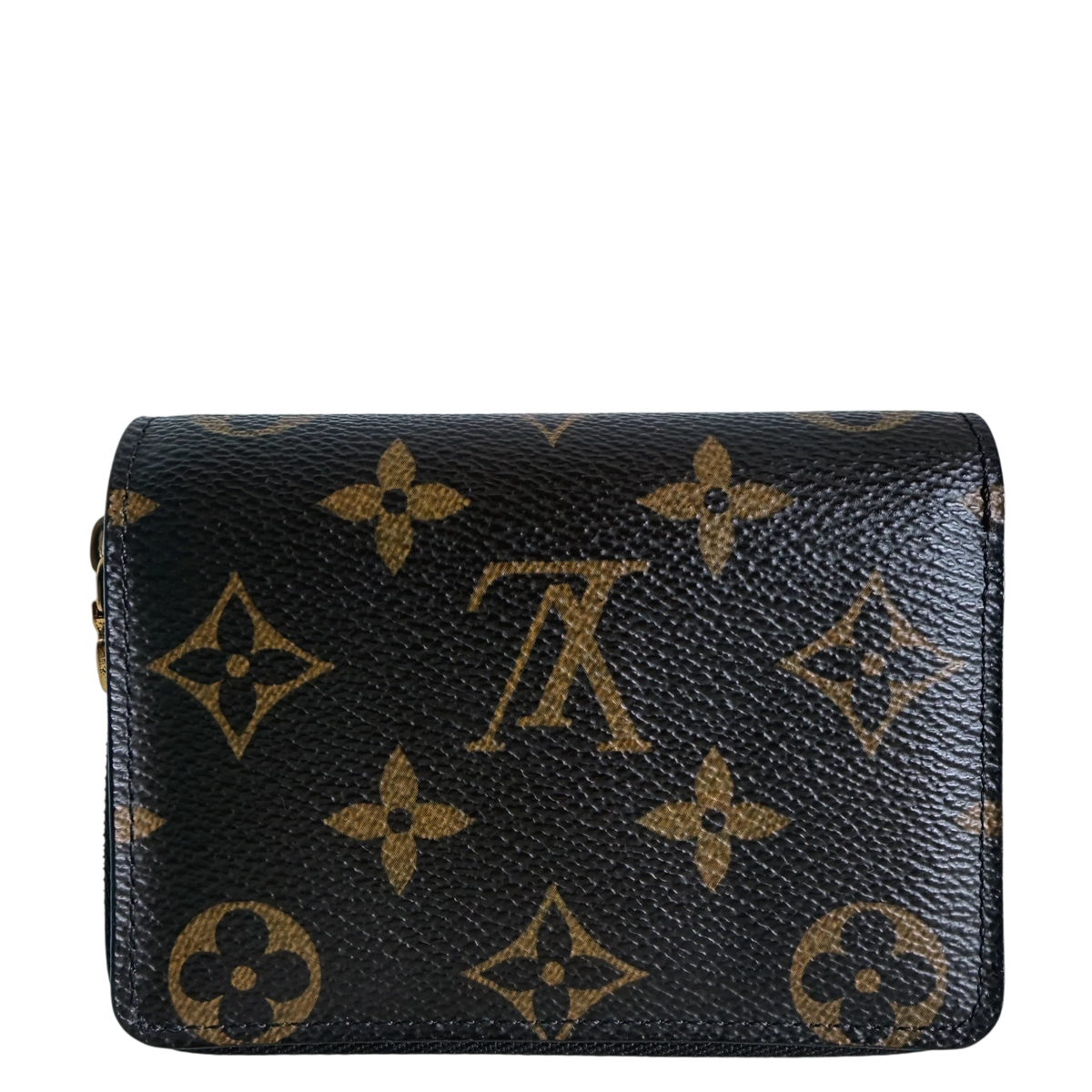 Louis Vuitton Lou Wallet Monogram Reverse Canvas Bruin Goud