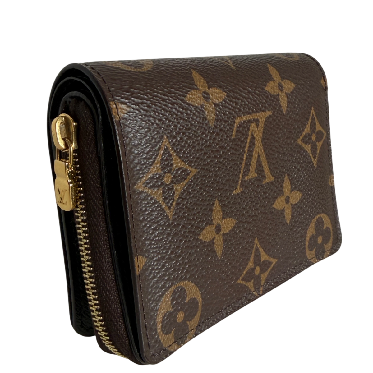 Louis Vuitton Lou Wallet Monogram Reverse Canvas Bruin Goud
