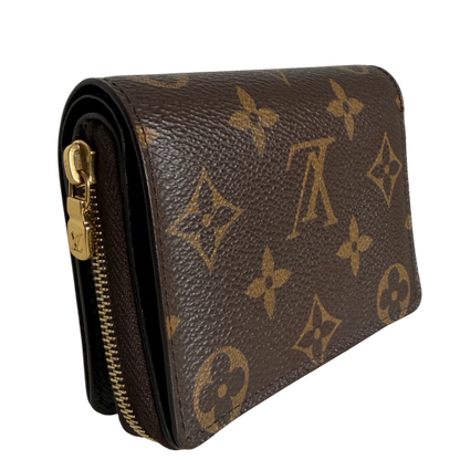 Louis Vuitton Lou Wallet Monogram Reverse Canvas Bruin Goud