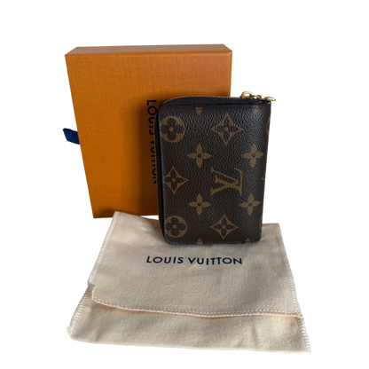 Louis Vuitton Lou Wallet Monogram Reverse Canvas Bruin Goud