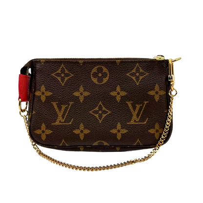 Louis Vuitton Pochette Accessories Xmas 2015 M41655 braun Fullset / sehr gut Louis Vuitton