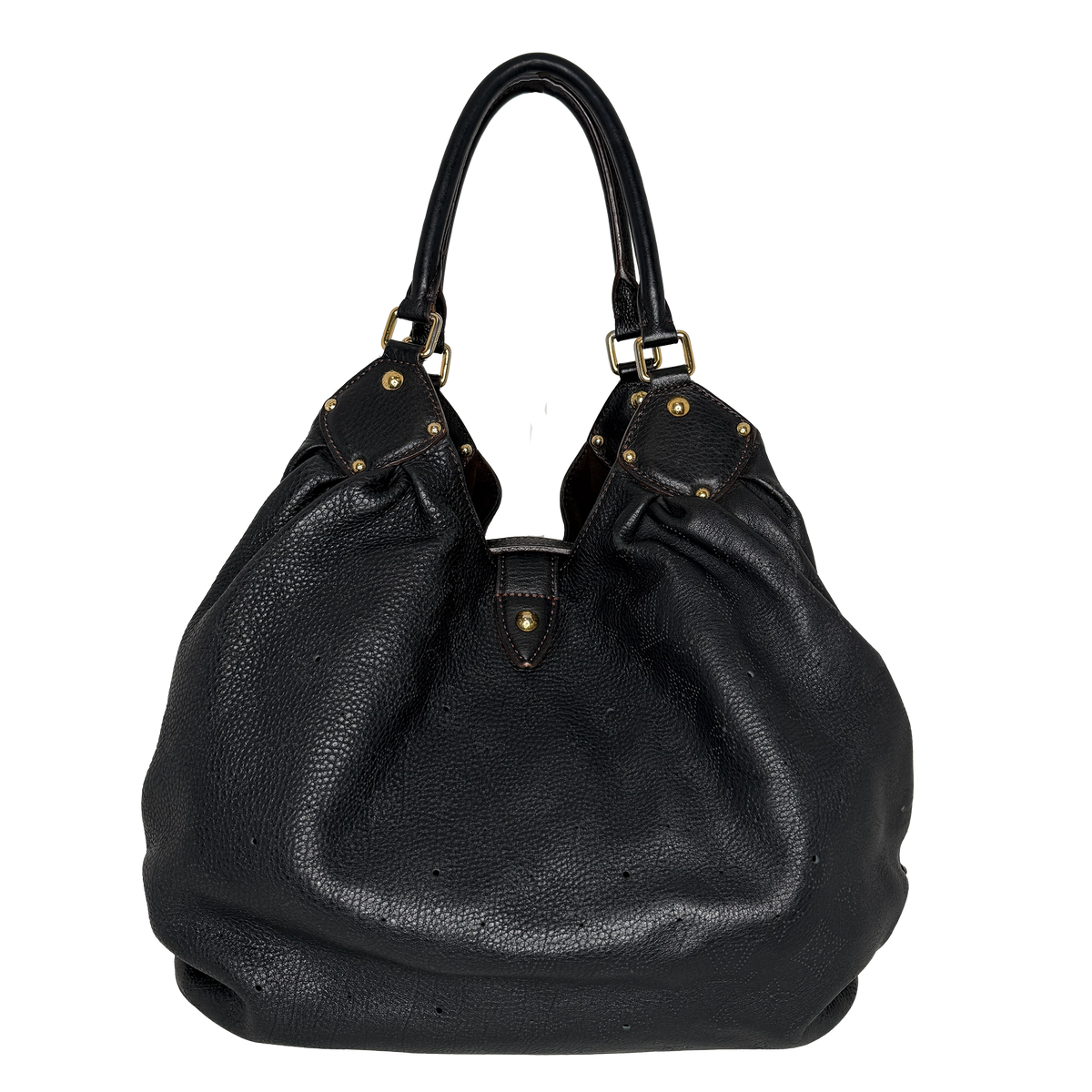 Louis Vuitton Mahina XL Leder schwarz / sehr gut Louis Vuitton
