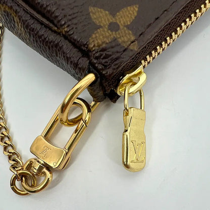 Louis Vuitton Mini Pochette Accessoires Vivienne Holiday Monogram Canvas/Blau Fullset / neu Louis Vuitton