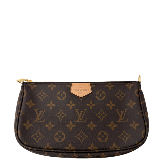 Louis Vuitton Multi Pochette Accessoires Monogram Rose Clair Gold Louis Vuitton