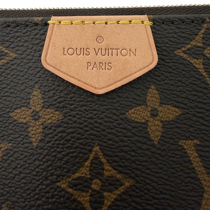 Louis Vuitton Multi Pochette Accessoires Monogram Rose Clair Gold Louis Vuitton