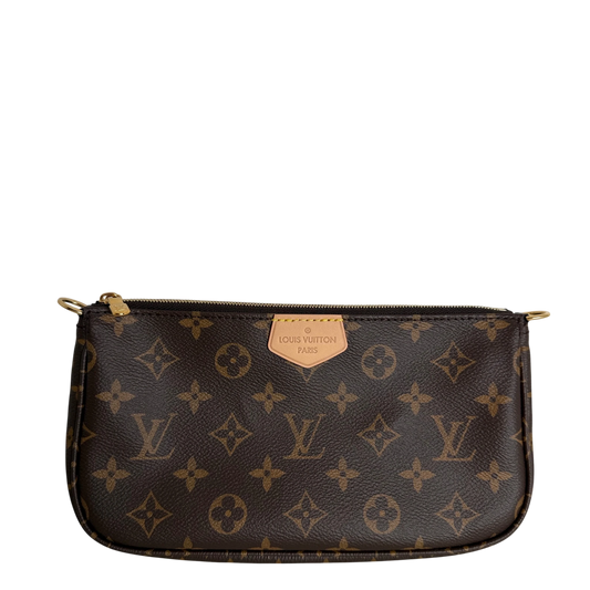 Louis Vuitton Multi Pochette Accessoires Monogram Khaki Fullset – Ansicht 2