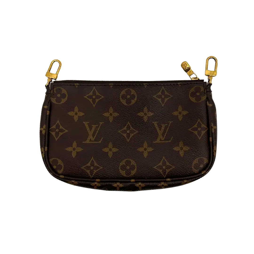 Louis Vuitton Multi Pochette Accessoires Monogram Canvas Rose Clair M44840 / sehr gut Louis Vuitton