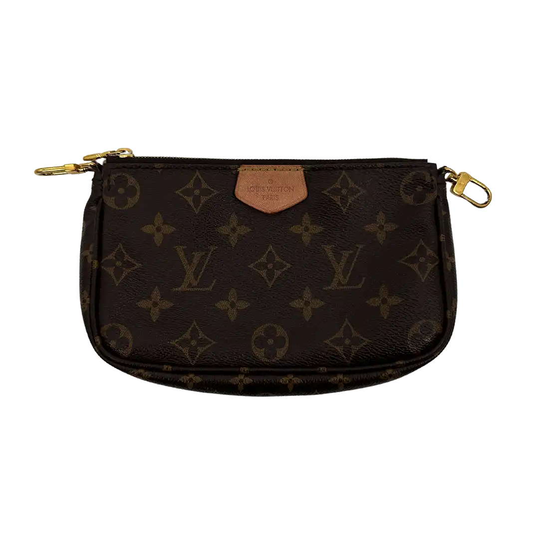 Louis Vuitton Multi Pochette Accessoires Monogram Canvas Rose Clair M44840 / sehr gut Louis Vuitton