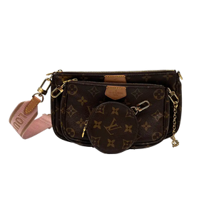 Louis Vuitton Multi Pochette Accessoires Monogram Canvas Rose Clair M44840