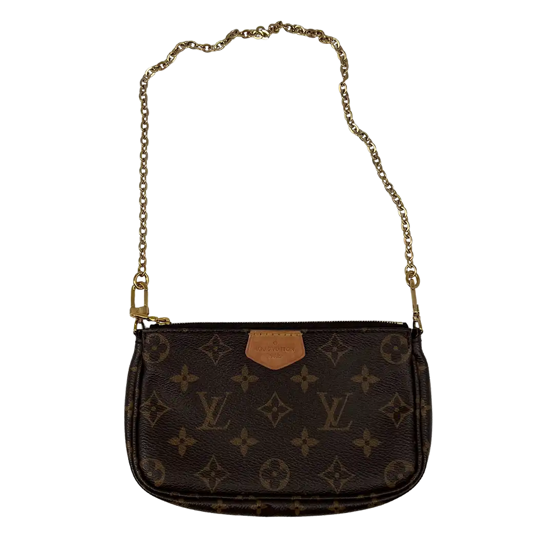 Louis Vuitton Multi Pochette Accessoires Monogram Canvas Rose Clair M44840 / sehr gut Louis Vuitton
