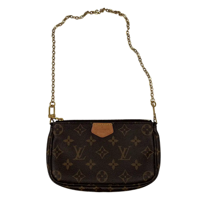 Louis Vuitton Multi Pochette Accessoires Monogram Canvas Rose Clair M44840 / sehr gut Louis Vuitton