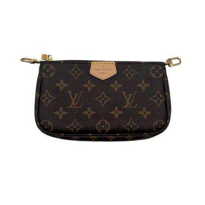 Louis Vuitton Multi Pochette Accessoires Monogram Canvas Rose Clair M44840 Fullset/ neu Louis Vuitton