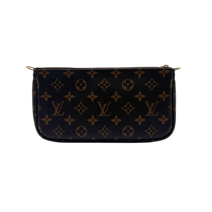 Louis Vuitton Multi Pochette Accessoires Monogram Canvas Rose Clair M44840 Fullset/ neu Louis Vuitton