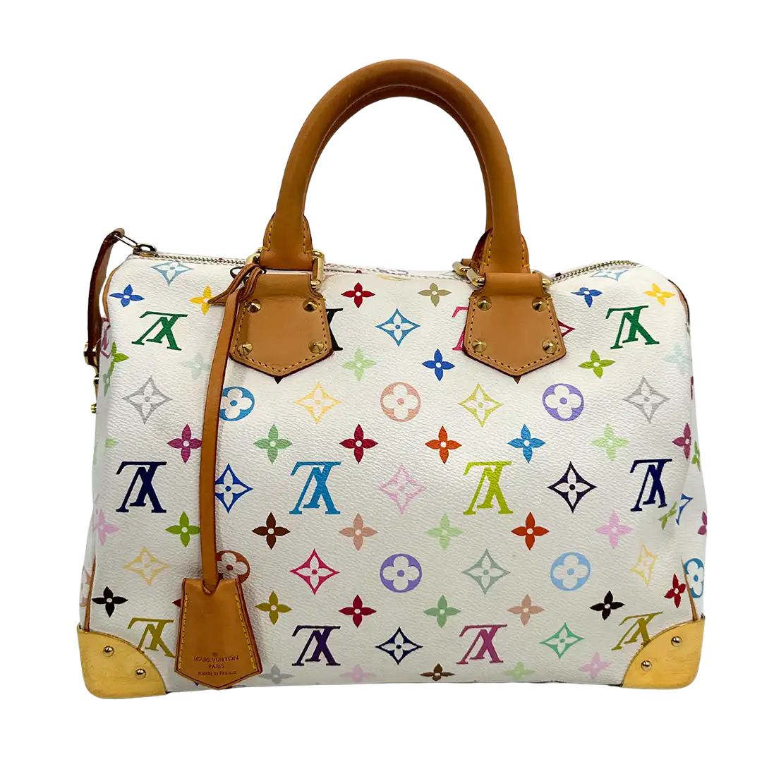 Louis Vuitton Speedy 30 Multicolor Tasche M92643 Fullset / gut Echtheitscheck