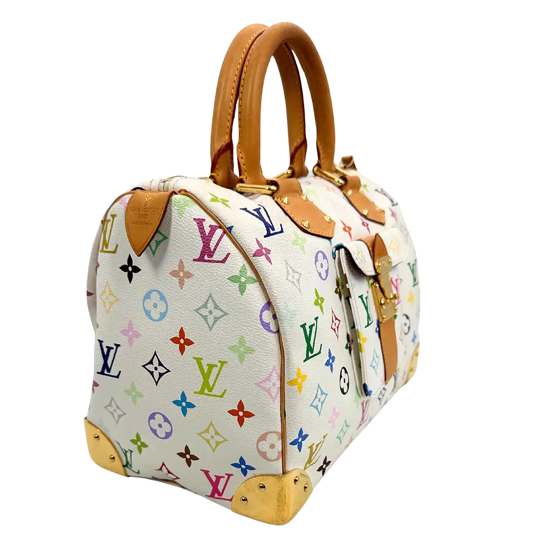 Louis Vuitton Speedy 30 Multicolor Tasche M92643 Fullset / gut Echtheitscheck