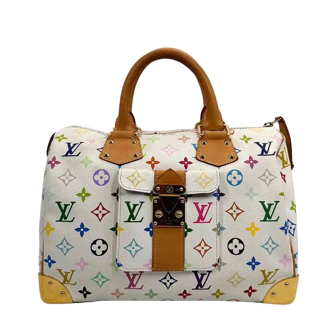 Louis Vuitton Speedy 30 Multicolor Tasche M92643 Fullset / gut Echtheitscheck
