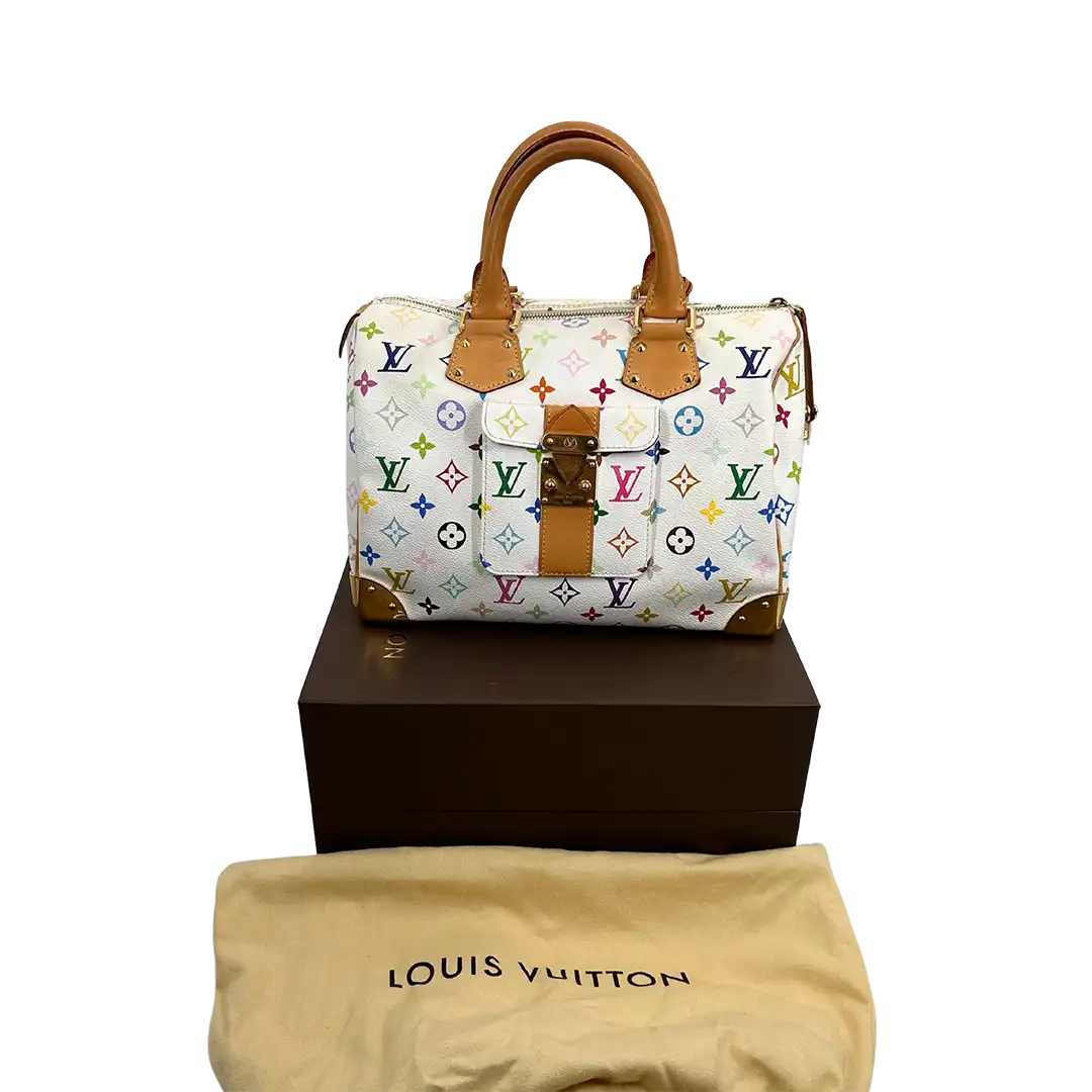 Louis Vuitton Speedy 30 Multicolor Tasche M92643 Fullset / gut Echtheitscheck