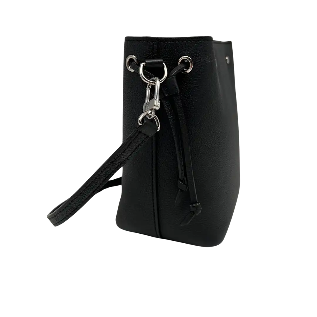 Louis Vuitton Nano Lockme Bucket Kalbsleder schwarz / sehr gut Louis Vuitton
