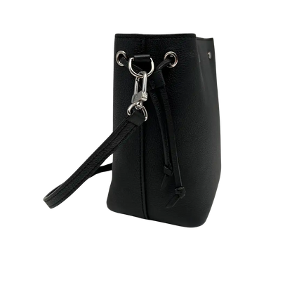 Louis Vuitton Nano Lockme Bucket Kalbsleder schwarz / sehr gut Louis Vuitton