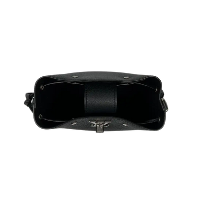 Louis Vuitton Nano Lockme Bucket Kalbsleder schwarz / sehr gut Louis Vuitton