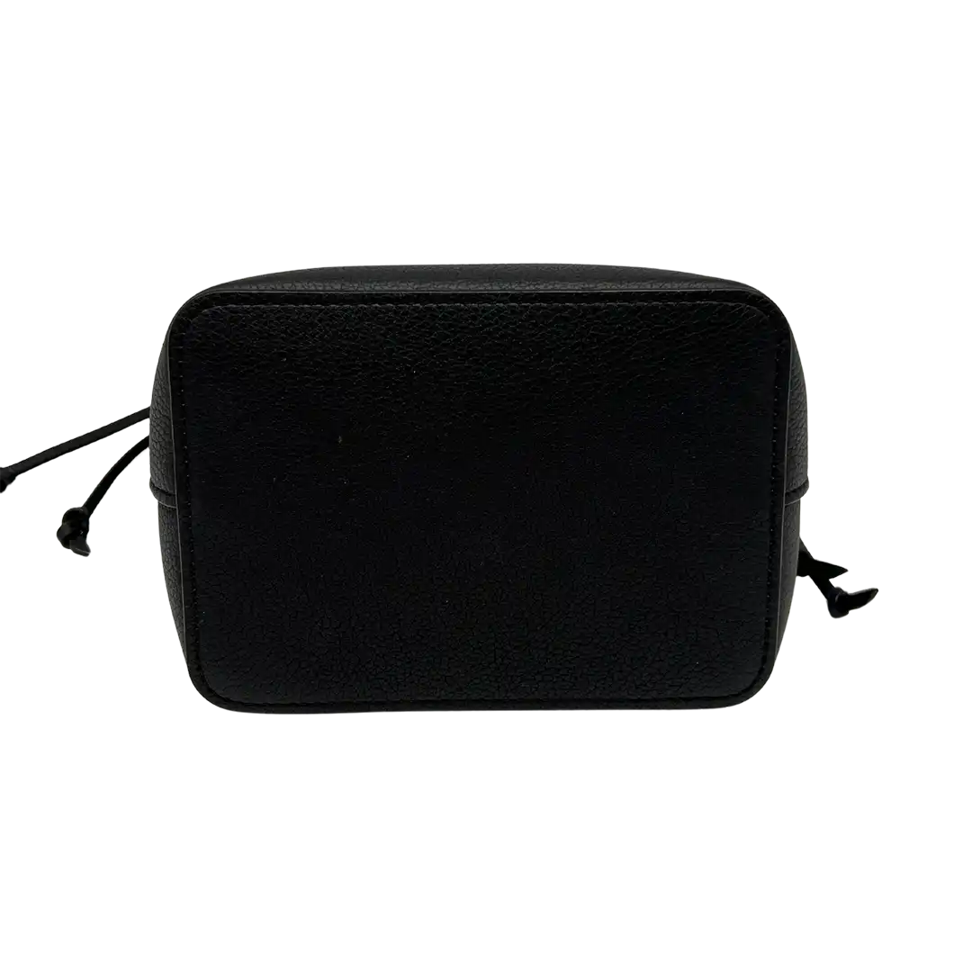Louis Vuitton Nano Lockme Bucket Kalbsleder schwarz / sehr gut Louis Vuitton