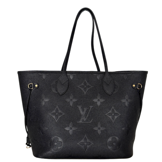Louis Vuitton Neverfull MM Empreinte Monogram M45685 Schwarz / sehr gut Louis Vuitton