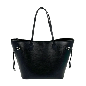 Louis Vuitton Neverfull MM Epi leder zwart met pochette