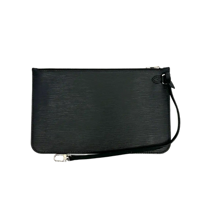 Louis Vuitton Neverfull MM Epi Leder schwarz mit Pochette / sehr gut Louis Vuitton
