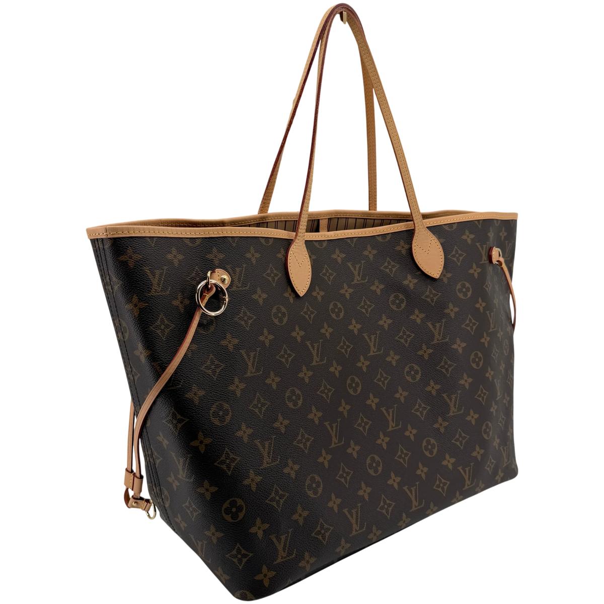 Louis Vuitton Neverfull GM Monogram Canvas Braun mit Pochette – Ansicht 2