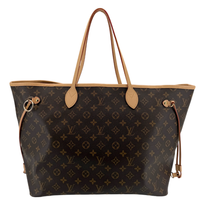 Louis Vuitton Neverfull GM Monogram Canvas Braun mit Pochette – Ansicht 3