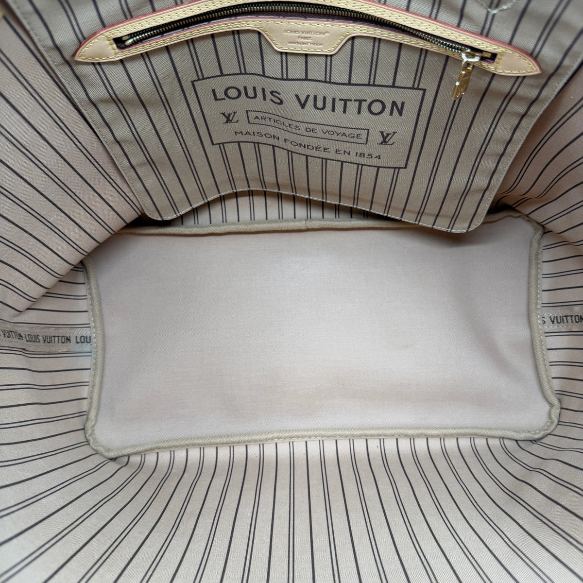 Louis Vuitton Neverfull GM Monogram Canvas Braun mit Pochette – Ansicht 6