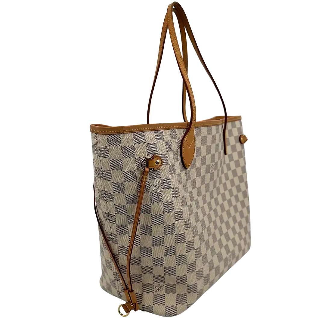 Louis Vuitton Neverfull MM Damier Azur 2018 / sehr gut Louis Vuitton