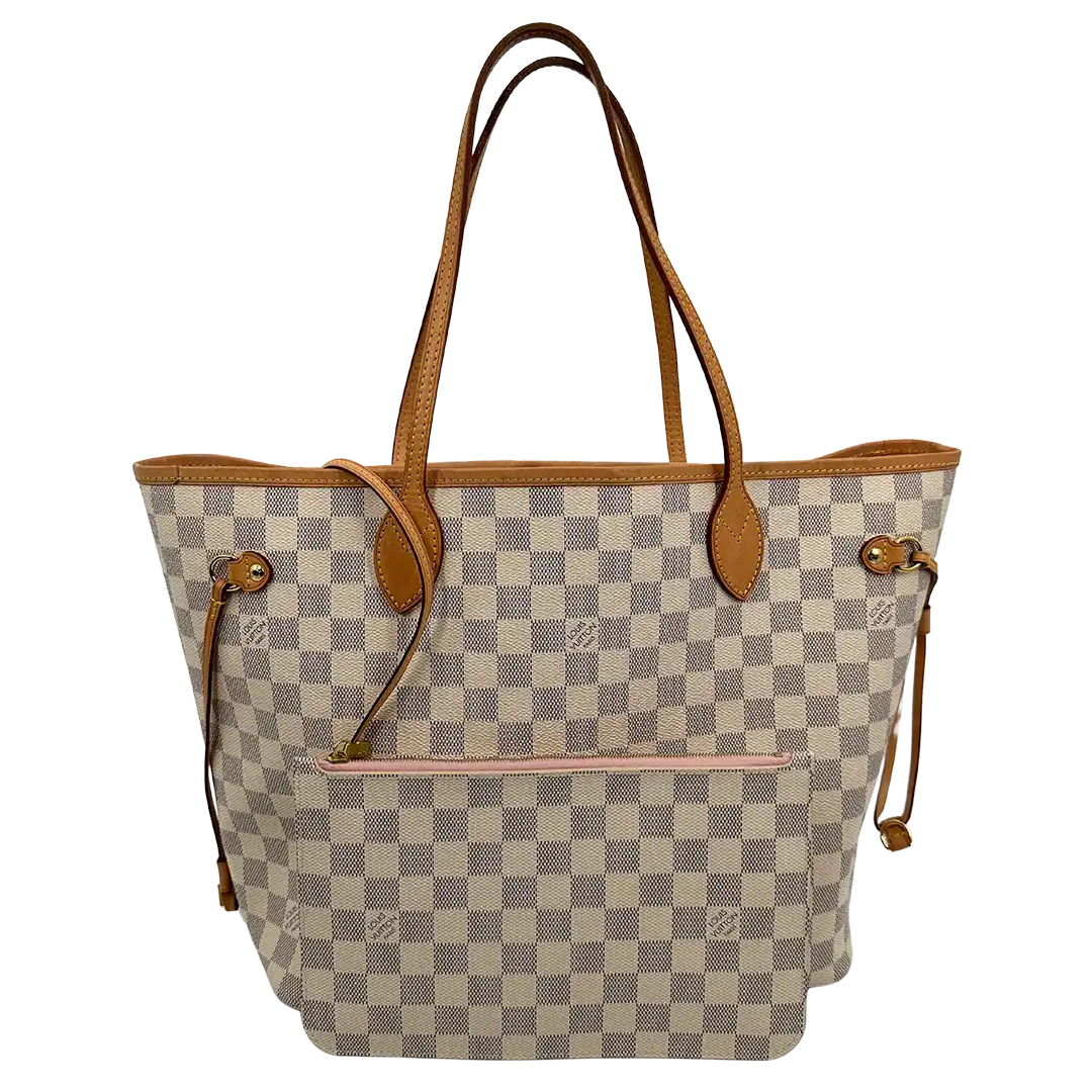 Louis Vuitton Neverfull MM Damier Azur 2018 / sehr gut Louis Vuitton