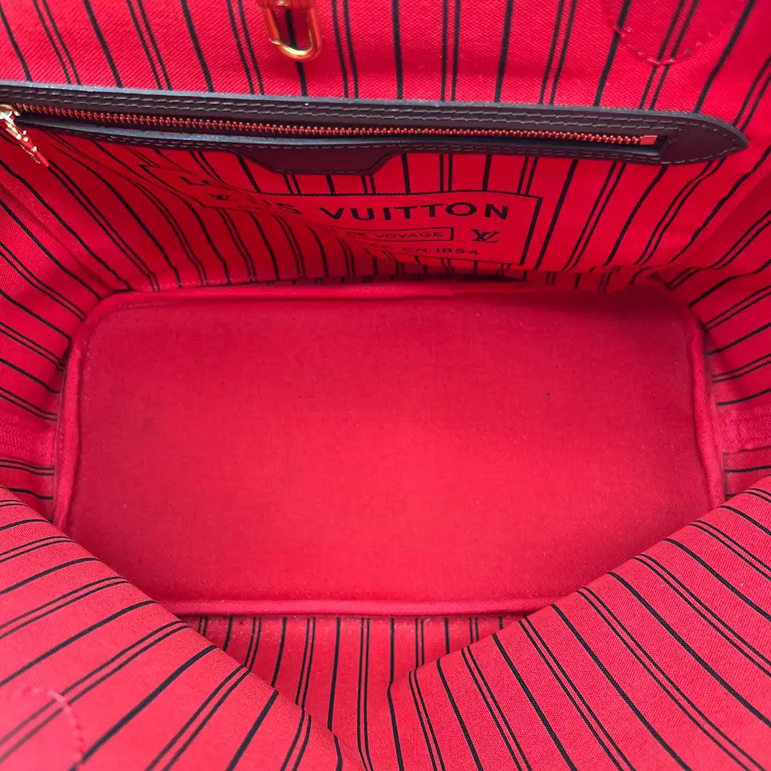 Louis Vuitton Neverfull MM N41358 Damier Ebene Canvas / sehr gut Louis Vuitton