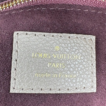 Louis Vuitton Neverfull MM Monogram Empreinte Leder Tourtourelle / neuwertig Louis Vuitton