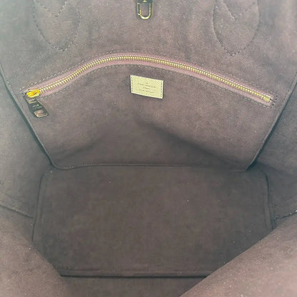 Louis Vuitton Neverfull MM Monogram Empreinte Leder Tourtourelle / neuwertig Louis Vuitton