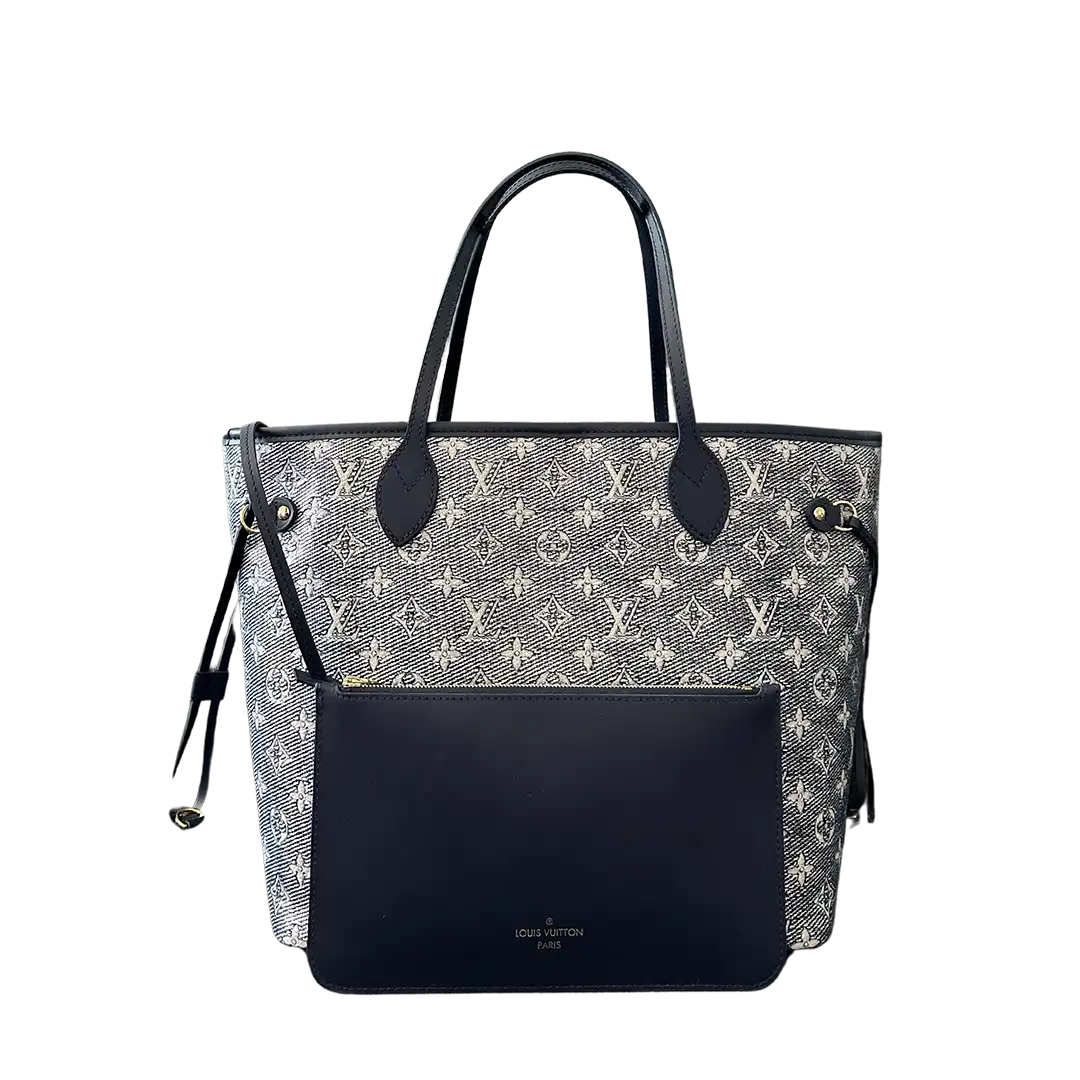 Louis Vuitton Neverfull MM Monoglam dunkelblau M22921 Fullset / neuwertig Louis Vuitton