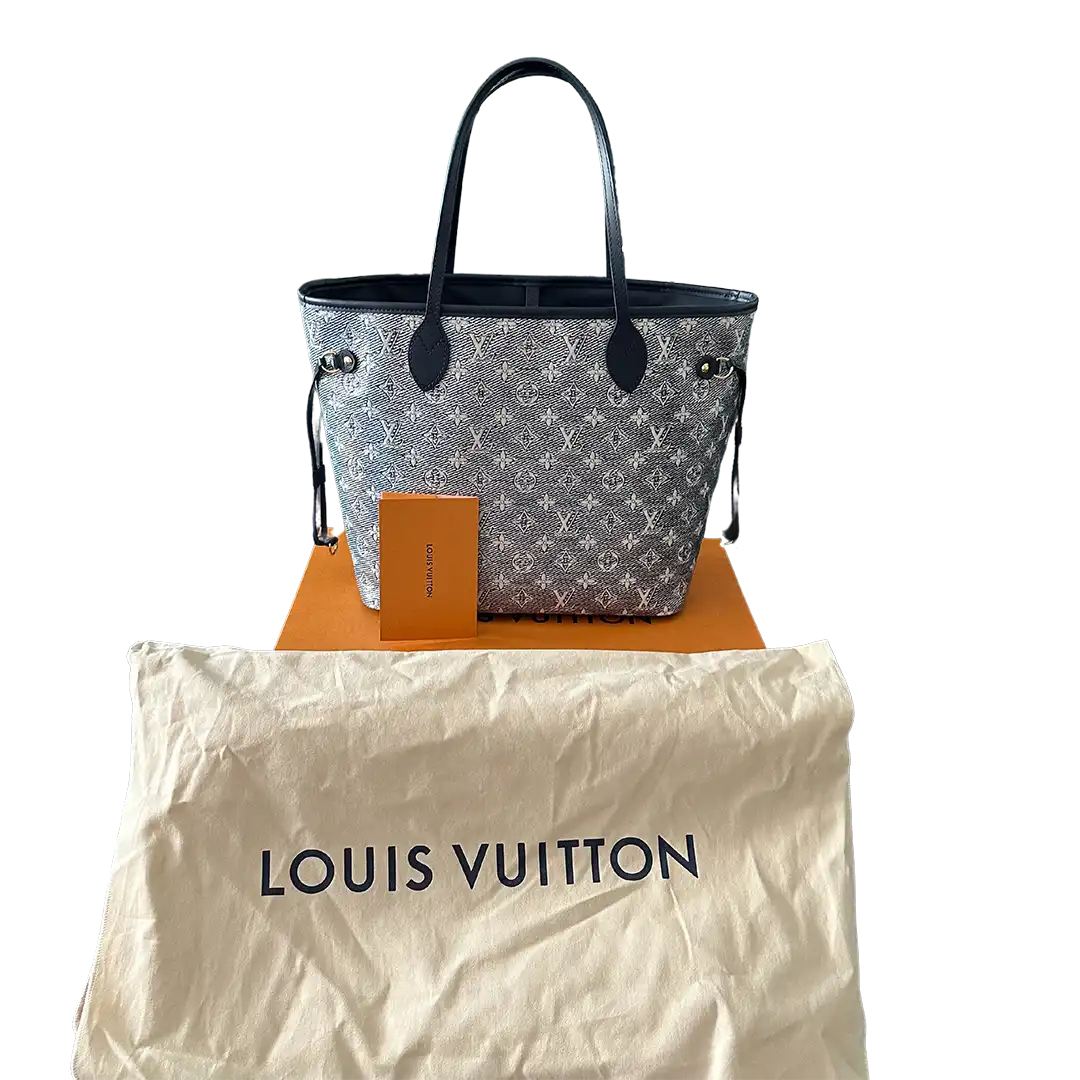 Louis Vuitton Neverfull MM Monoglam dunkelblau M22921 Fullset / neuwertig Louis Vuitton