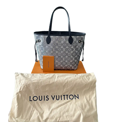 Louis Vuitton Neverfull MM Monoglam dunkelblau M22921 Fullset / neuwertig Louis Vuitton
