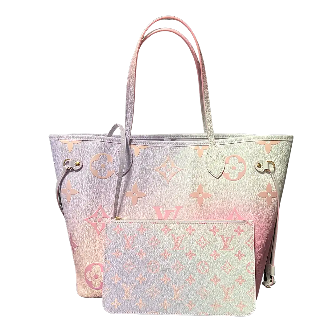 Louis Vuitton Neverfull MM Sunrise Pastell Handtasche Fullset / neuwertig Louis Vuitton